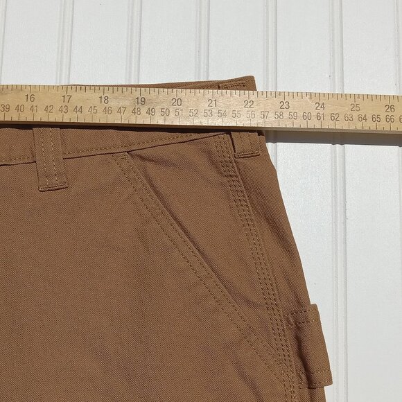 BRAHMA Jeans Mens 42 x 32 Duck Denim Carpenter Pants Relaxed Fit Tan Brown Work - Picture 5 of 13